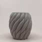 Large Twisted Barrel Soy Wax Candle