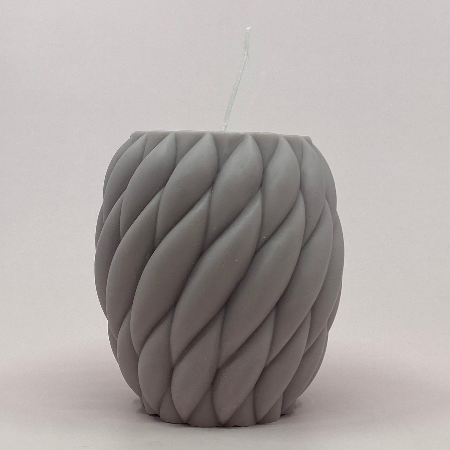 Large Twisted Barrel Soy Wax Candle