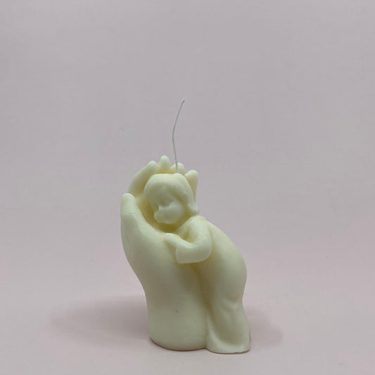 Mother Hand With Baby Soy Wax Candle