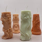 Column Soy Wax Candle Set - 4Pcs