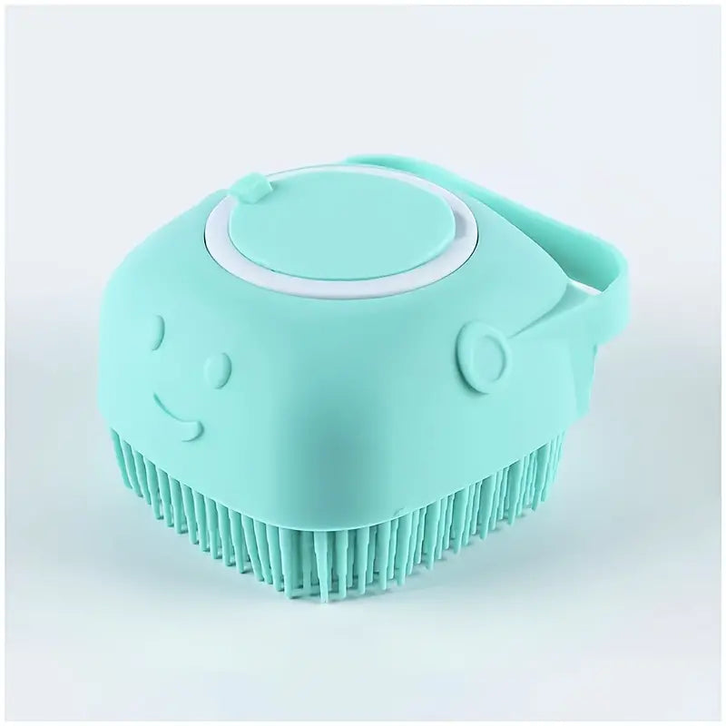 Silicone Massage Rubber Bath Comb  For Dog & Cat