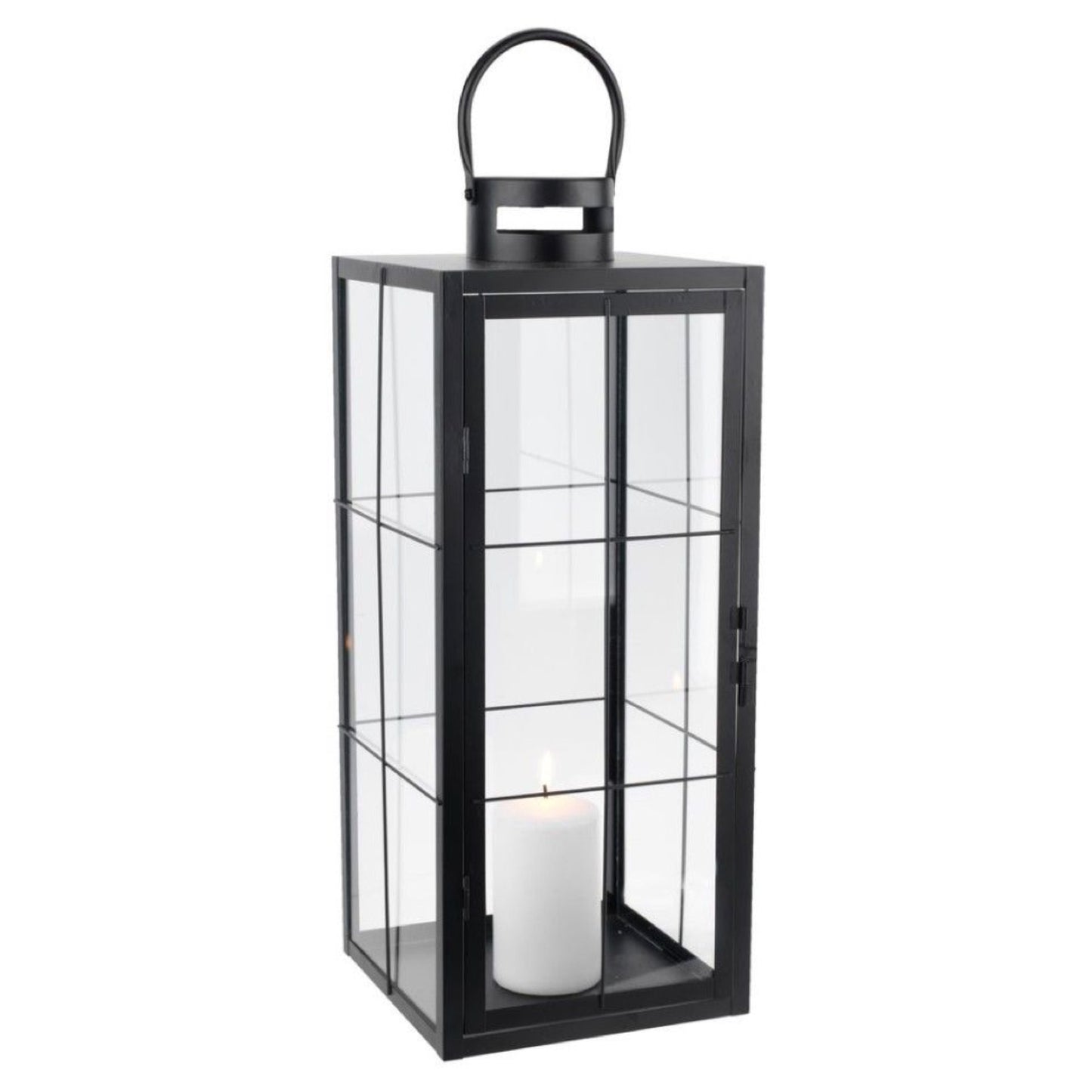 Black Classic Metal Lantern