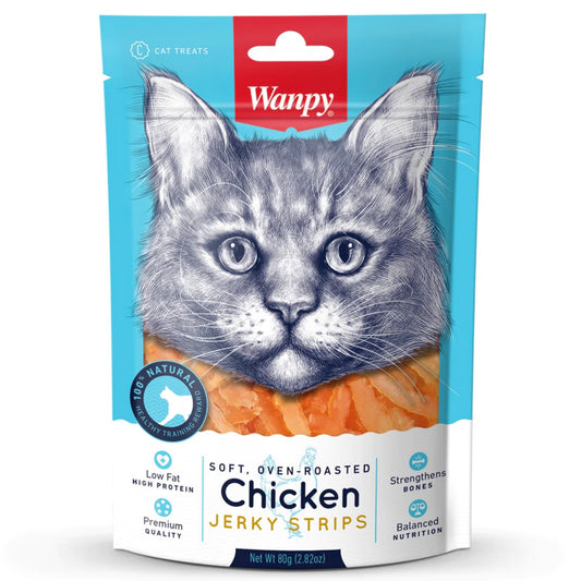 Wanpy Cat Oven - Roasted Chicken Jerky Strips Cats