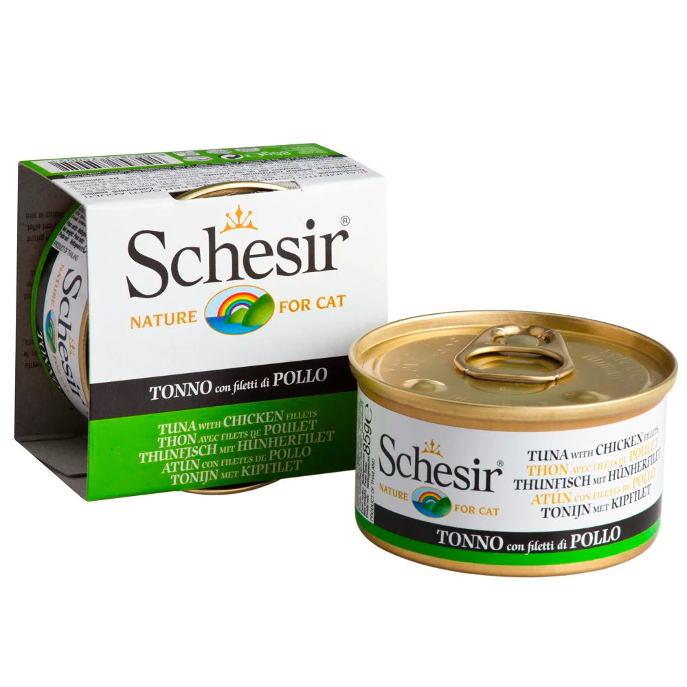 Schesir Cat Tuna With Chicken Fillets 85g