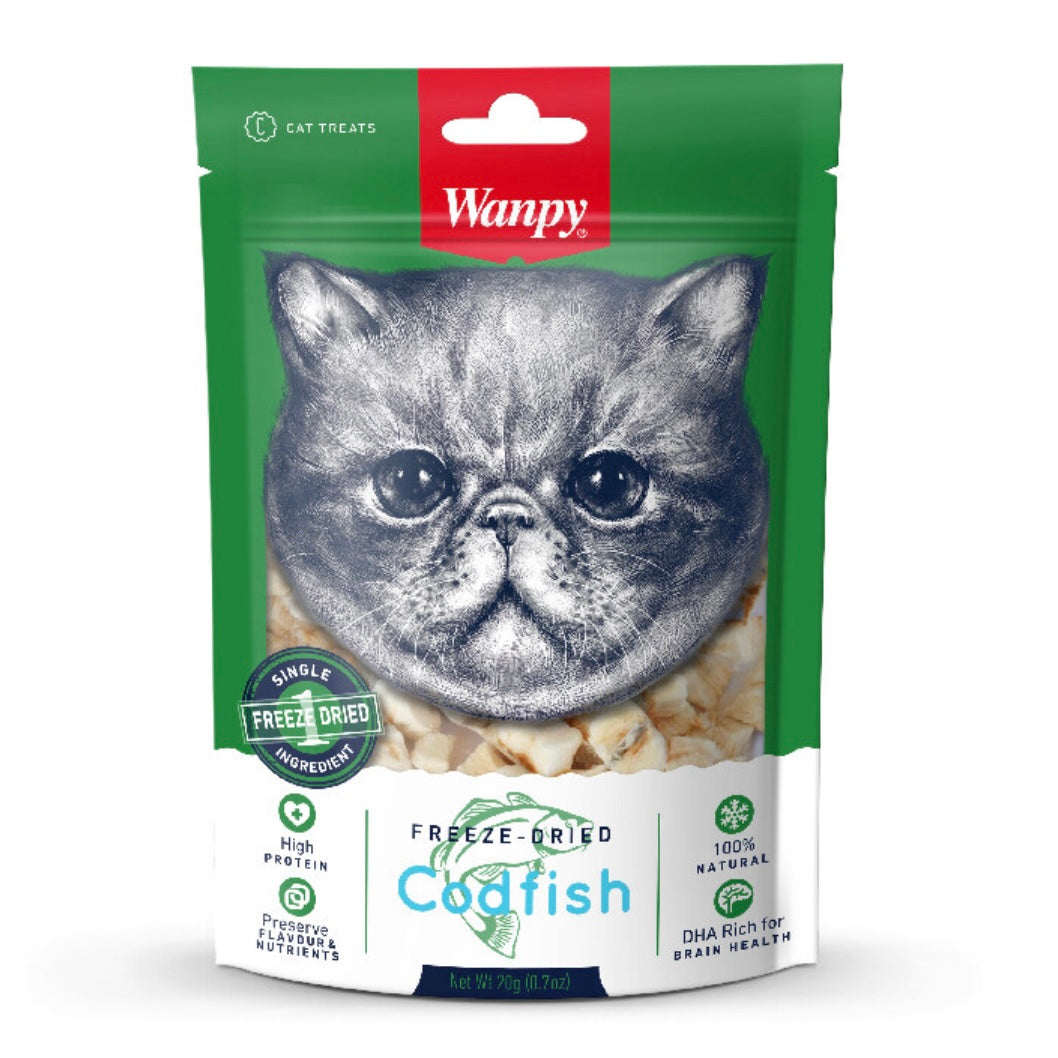 Wanpy Cat Freeze - Dried Codfish