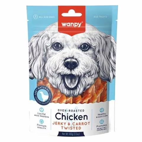 Wanpy Dog Oven - Roasted Chicken Jerky & Carrot Sticks