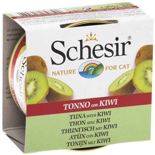 Schesir Cat Can Fruit Tuna Kiwi 75g