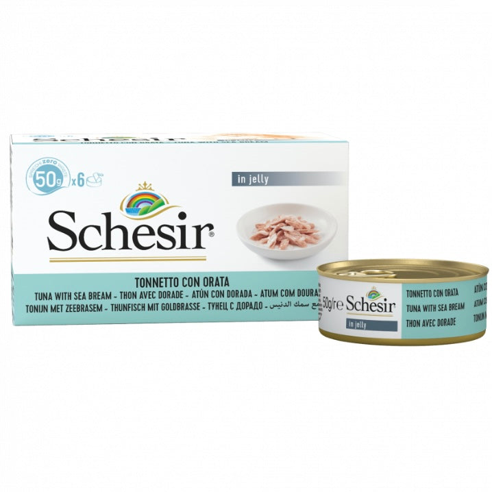 6 x Schesir Tuna Seabream 50g