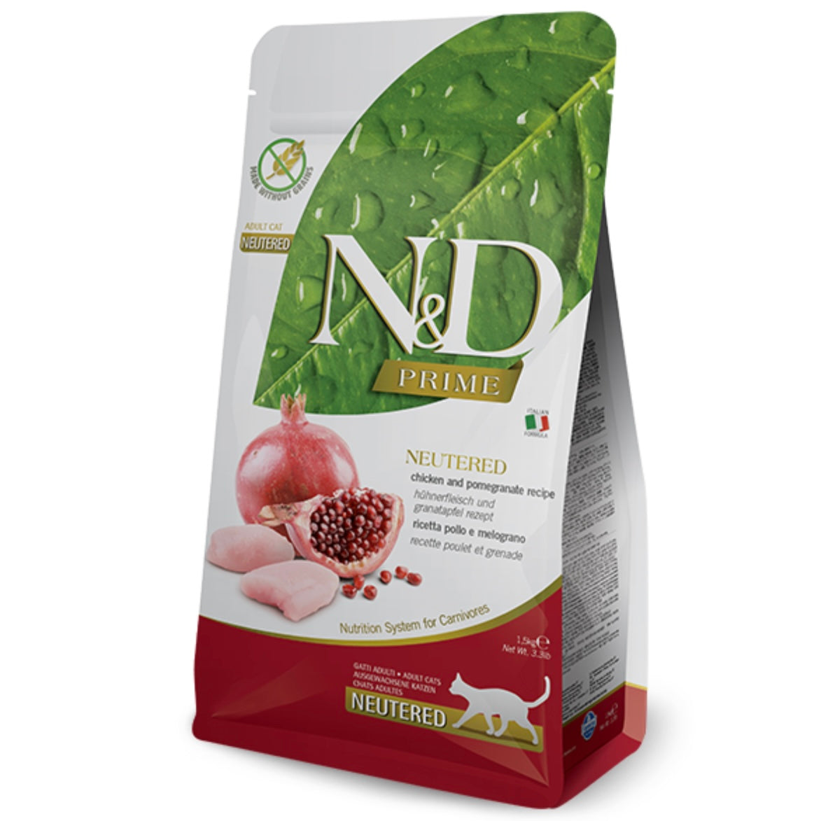 N&D Chicken & Pomegranate Neutered Dry Cat Food