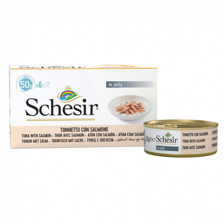 6 x Schesir tuna salmon 50g