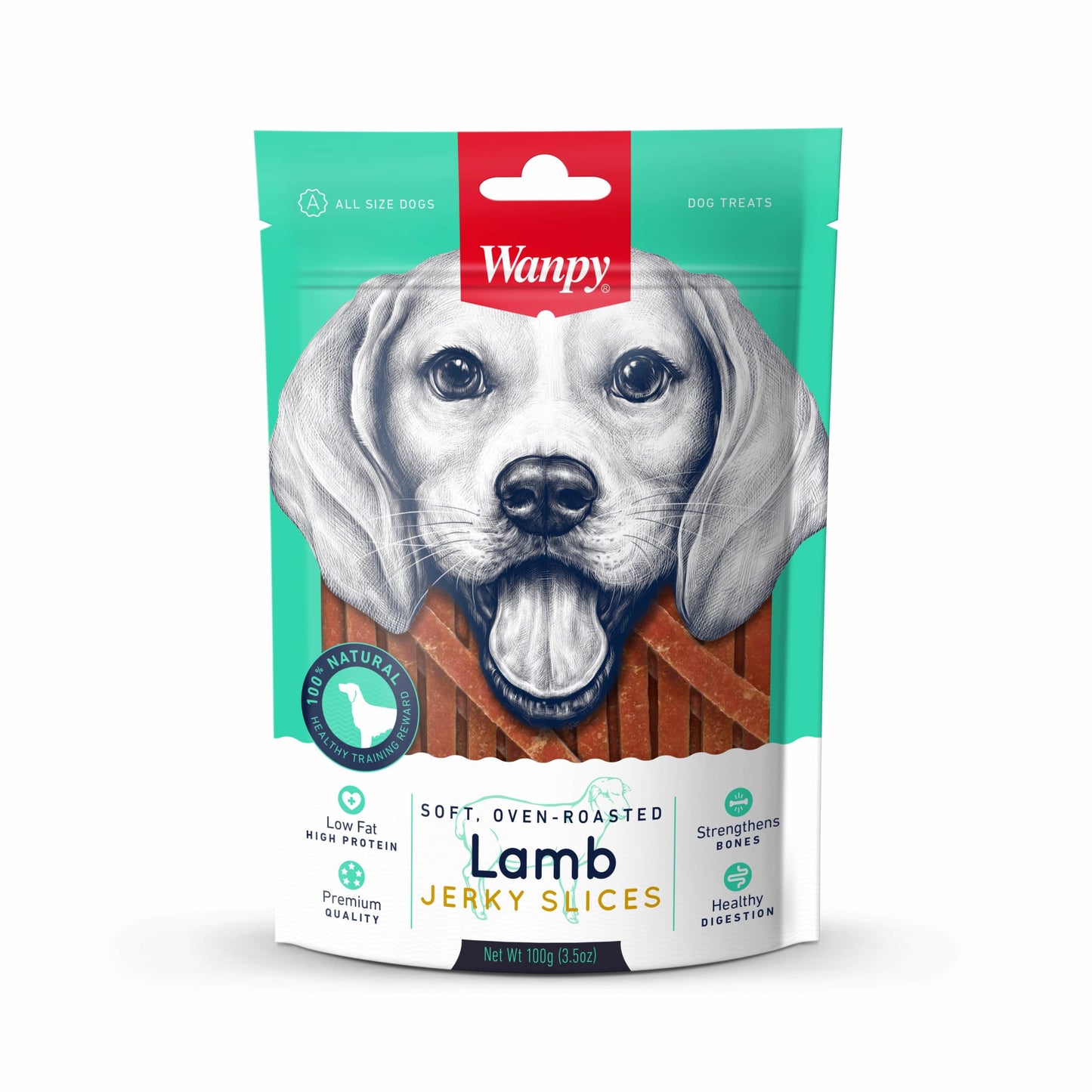 Wanpy Dog Oven - Roasted Lamb Jerky Slices