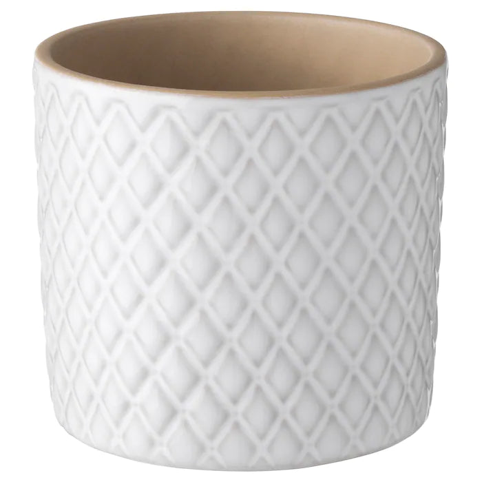 Textured Glazed Plant Pot