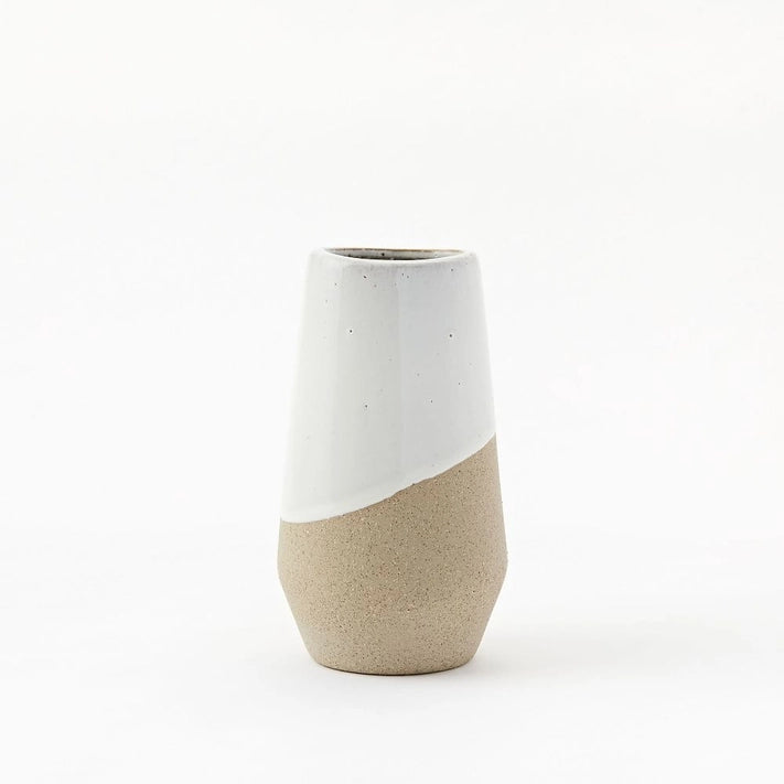 Half-Dipped Stoneware Vases