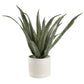 White Stone Brushed Plant Pot