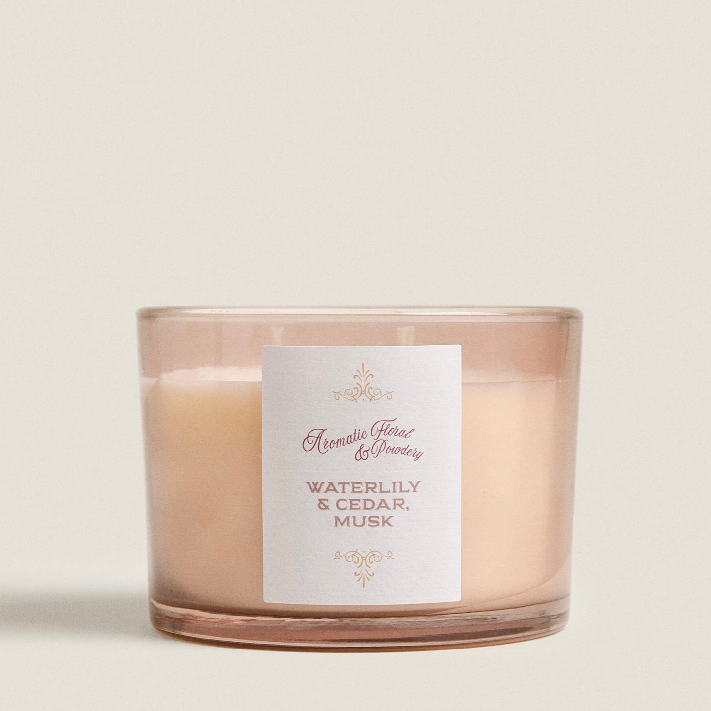 Waterlily, Cedar & Musk Scented Candle