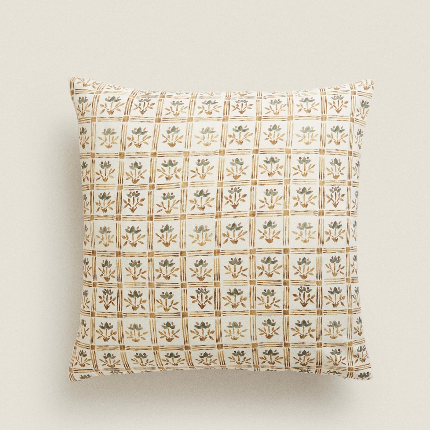 Check Christmas Cushion