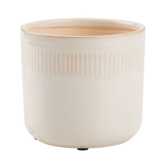 White Sand Plant Pot