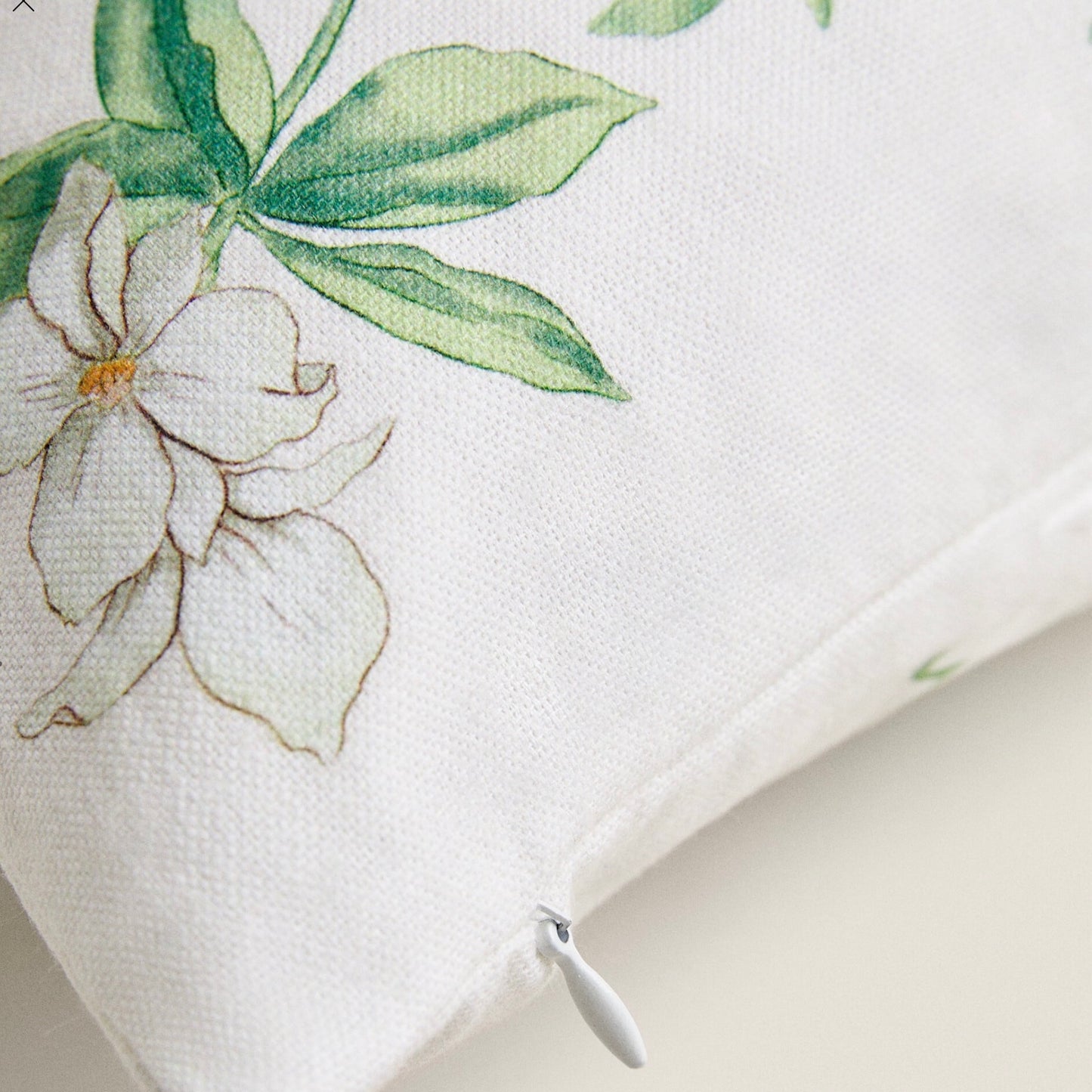 Canvas Floral Cushion