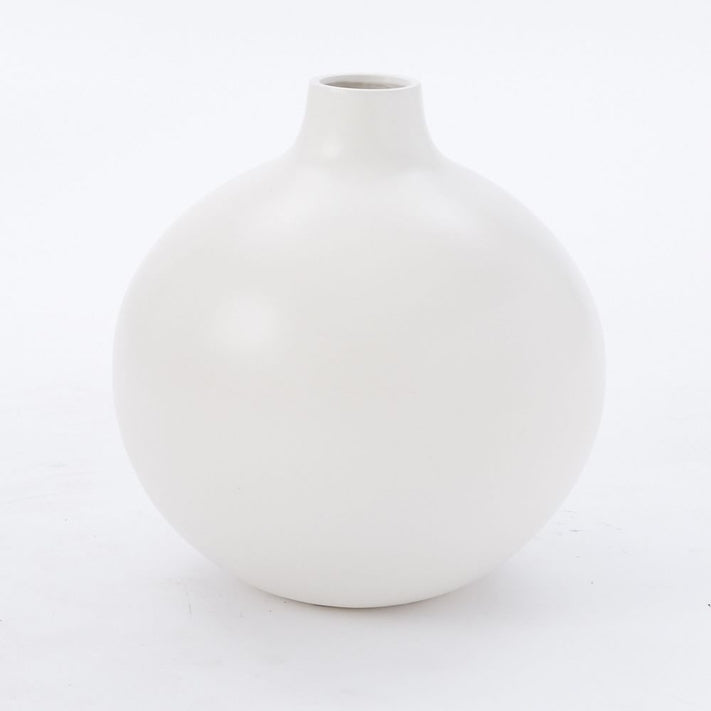 Oversized Pure White Ceramic Vases