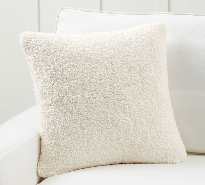 Cozy Faux Fur Teddy Pillow Cover