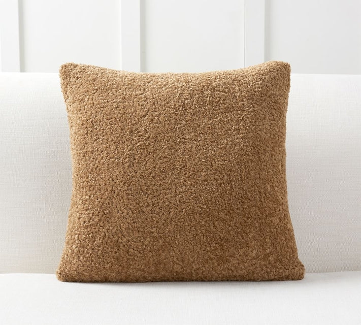 Cozy Faux Fur Teddy Pillow Cover