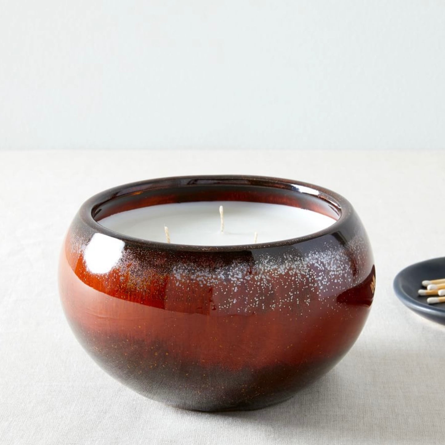 Bergamot Reactive Glaze Candle