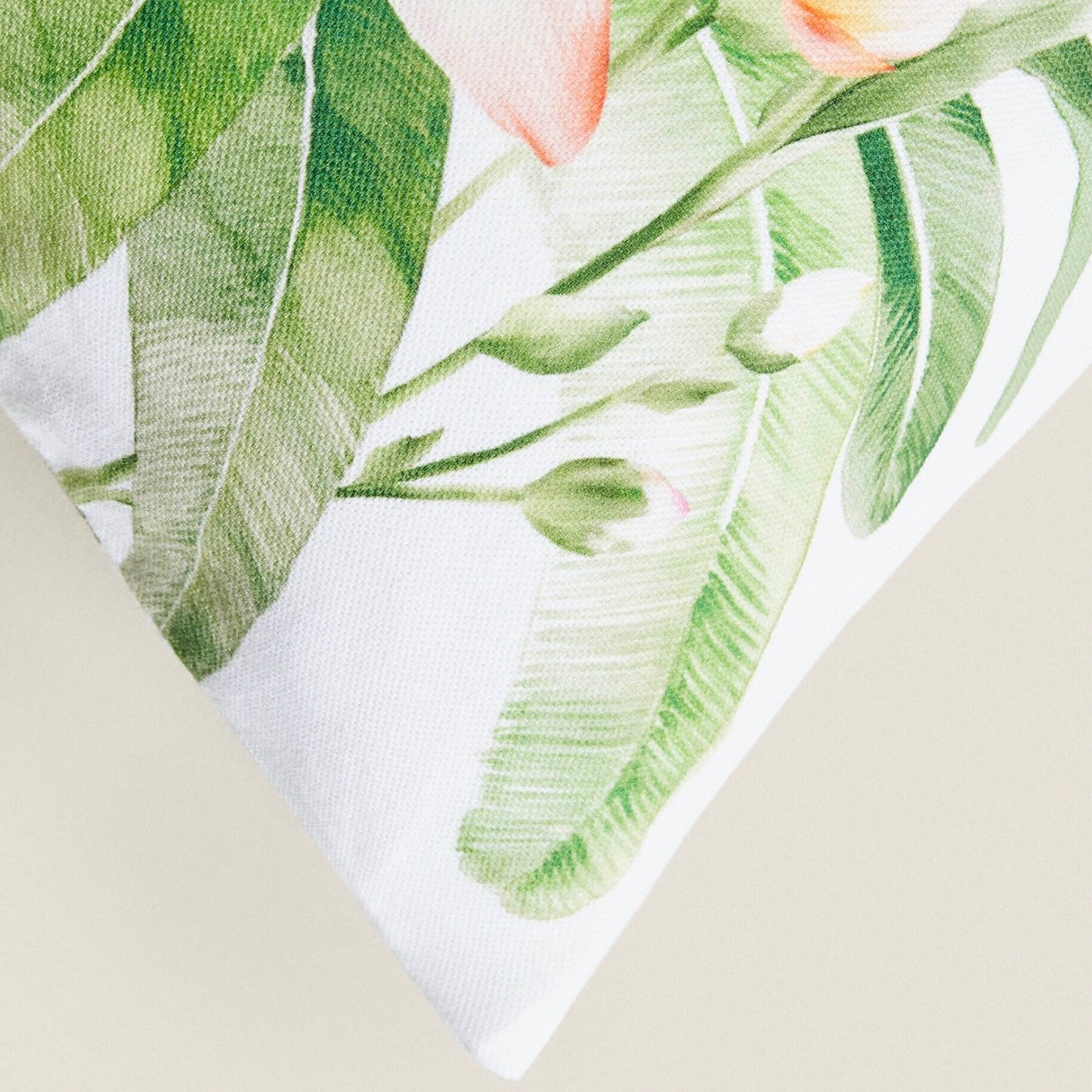 Tropical Flower Plant Cushion