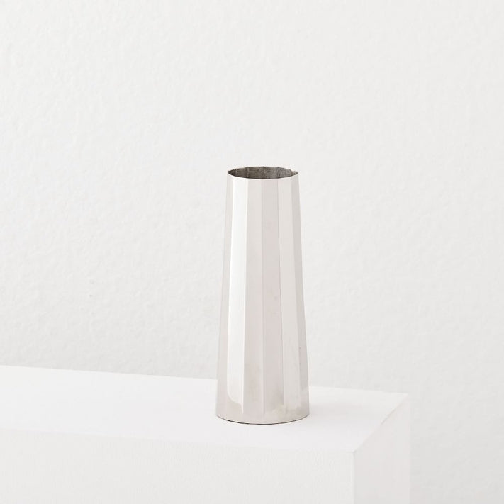 Foundations Metal Vases - Nickel