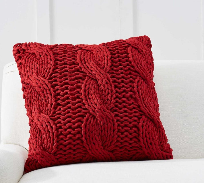 Colossal Handknit Pillow Cover