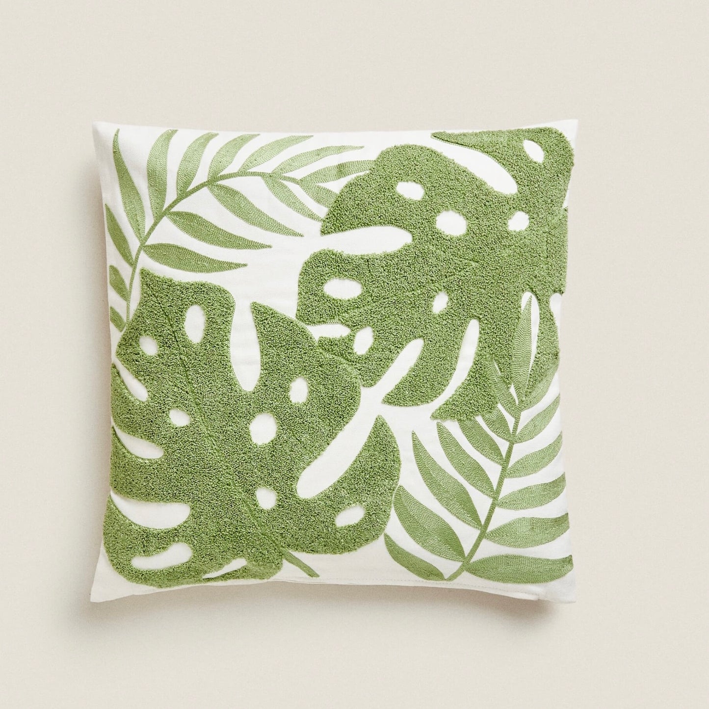 Monstera Leaves Cushion