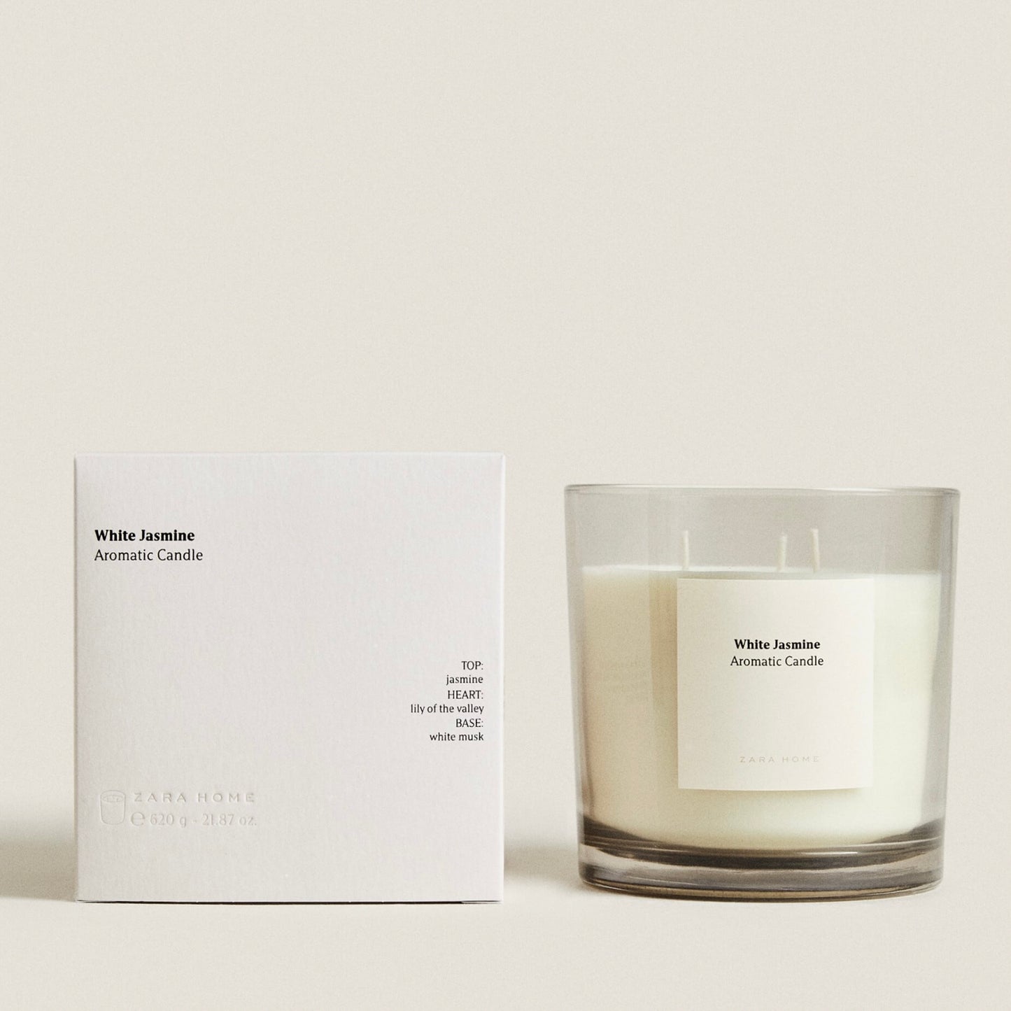 White Jasmine Scented Candle