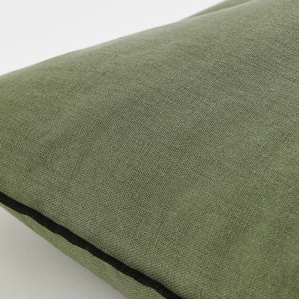 Linen-blend Cushion