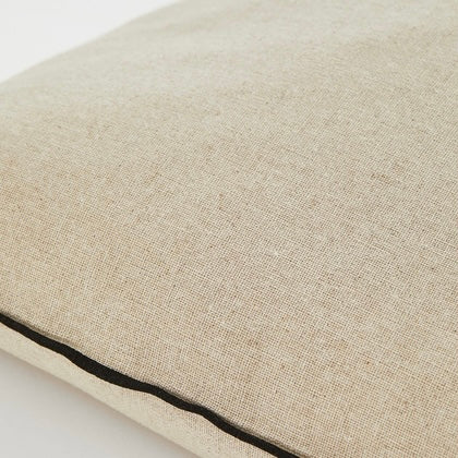 Linen-blend Cushion