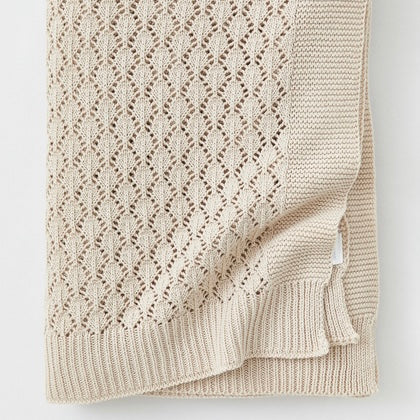 Knitted Cotton Blanket