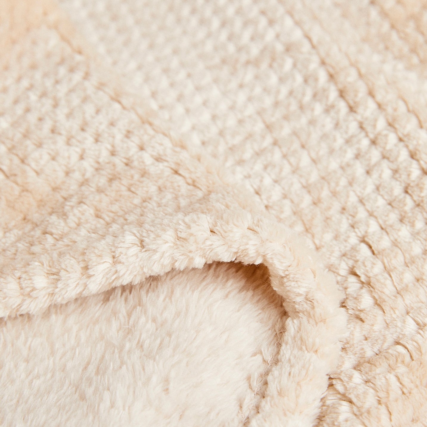 Textured Fur Throw