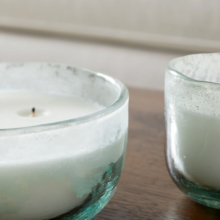 Frosted Glass Candles Collection