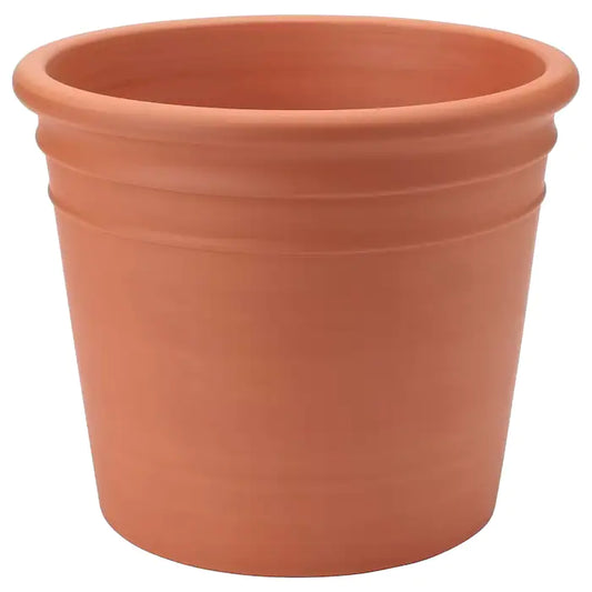 Ringed Terracotta Plant Pot