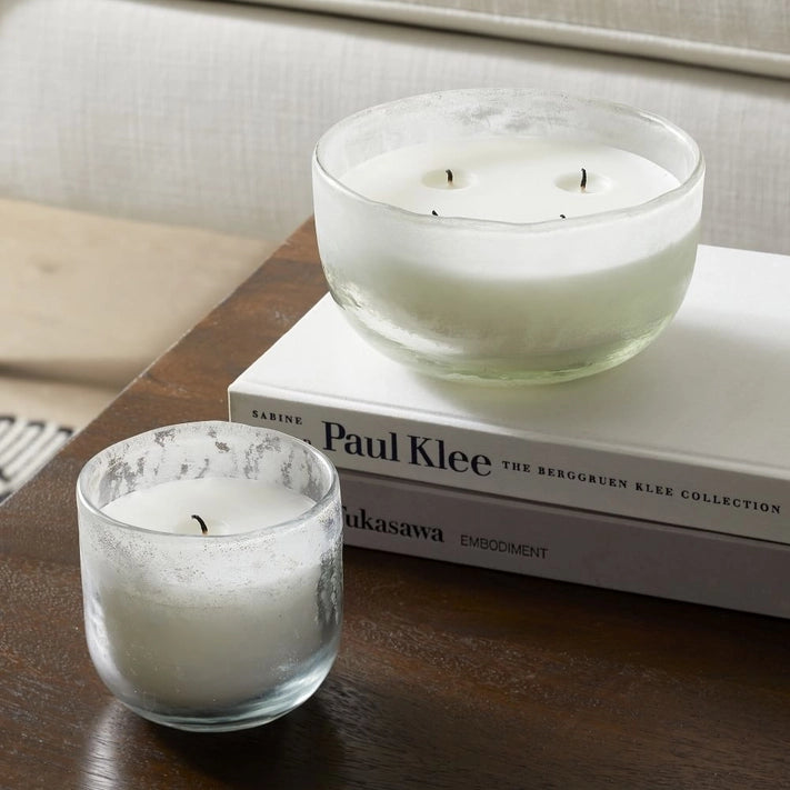 Frosted Glass Candles Collection