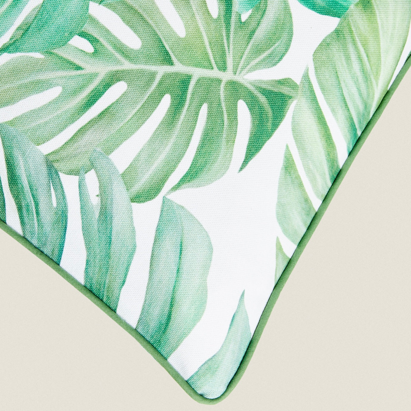 Monstera Canvas Cushion