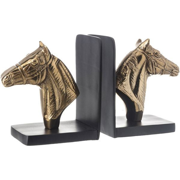 Brass Horse Bookend