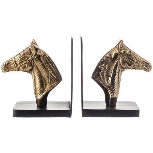 Brass Horse Bookend