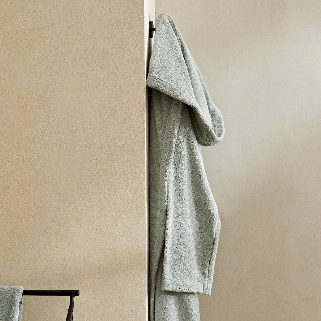 Basic Cotton Hooded Bathrobe