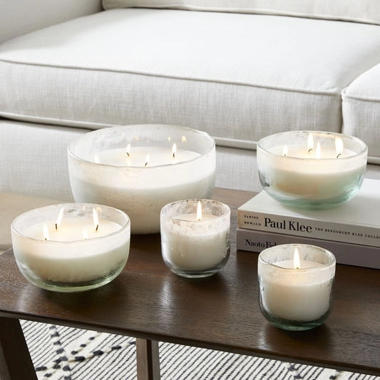 Frosted Glass Candles Collection