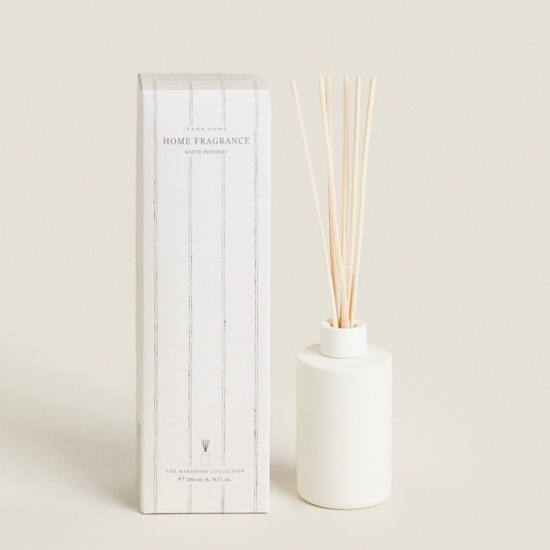 White Powdery Diffuser Sticks