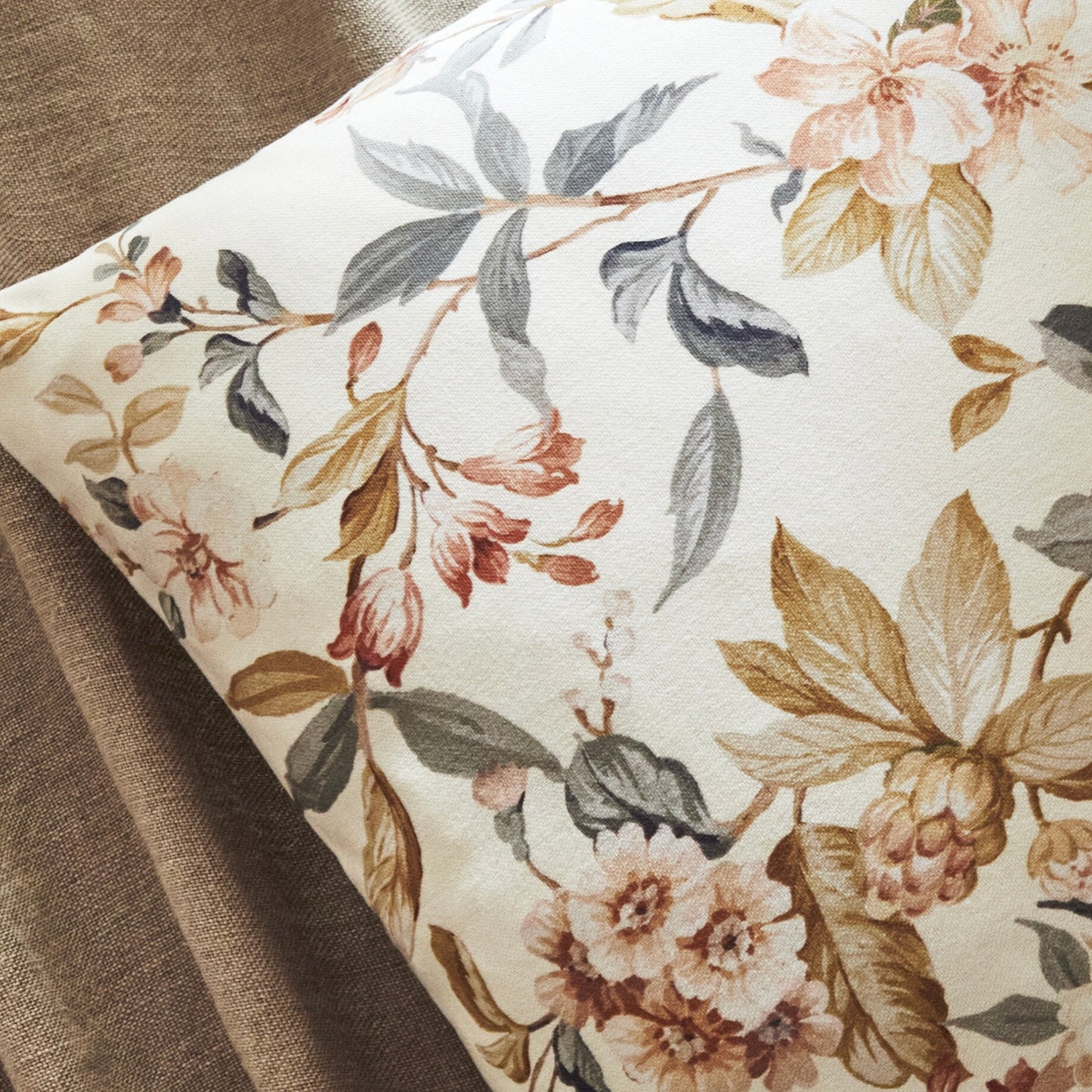 Floral Soft Color Cushion