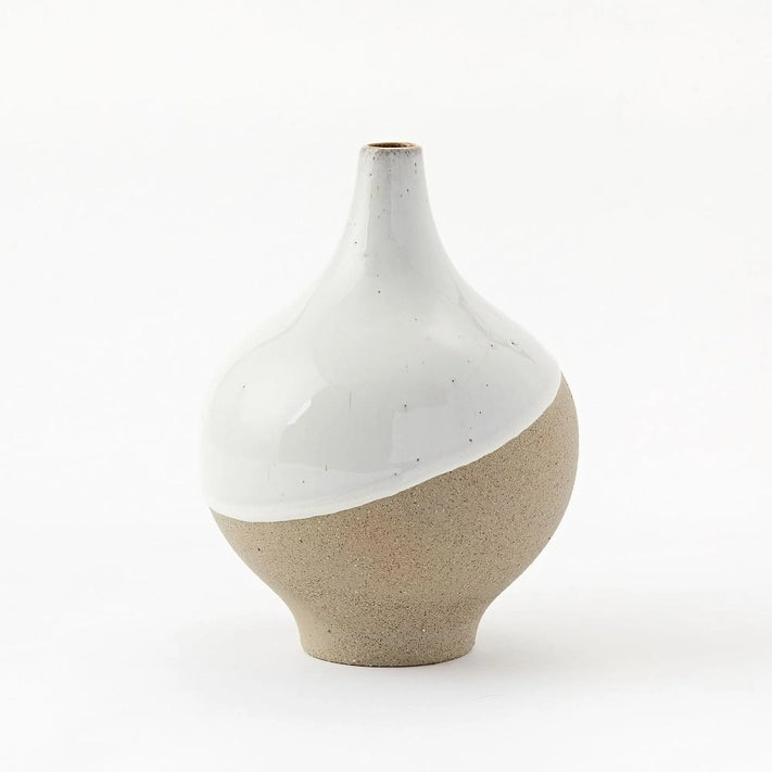 Half-Dipped Stoneware Vases