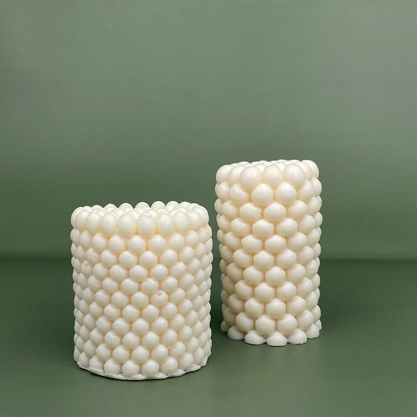 Bubble Pillar Soy Wax Candle