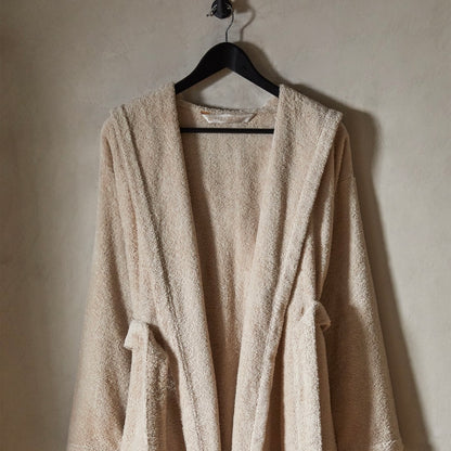 Basic Cotton Hooded Bathrobe