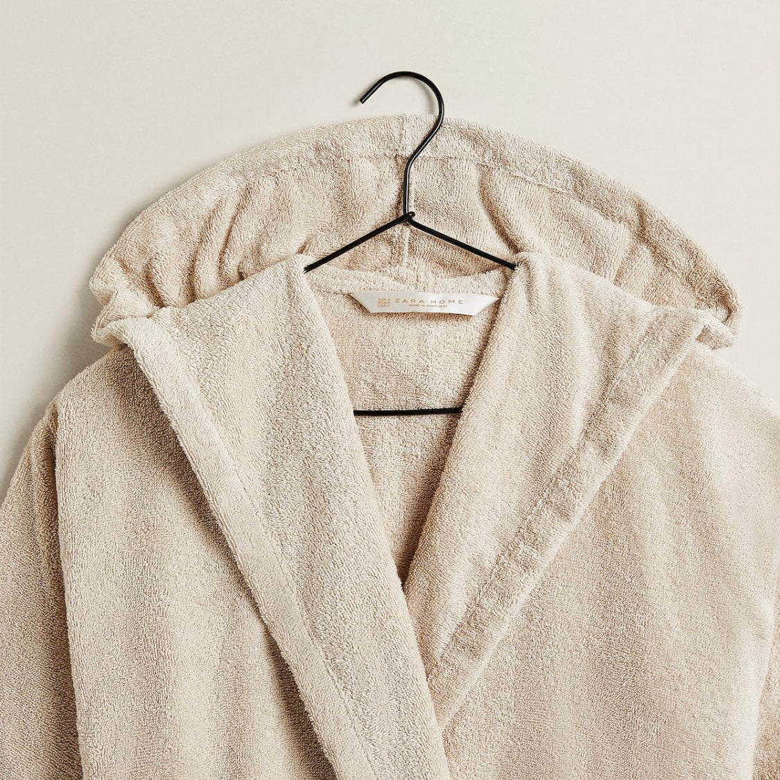 Basic Cotton Hooded Bathrobe