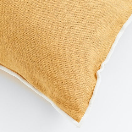 Linen-blend Cushion